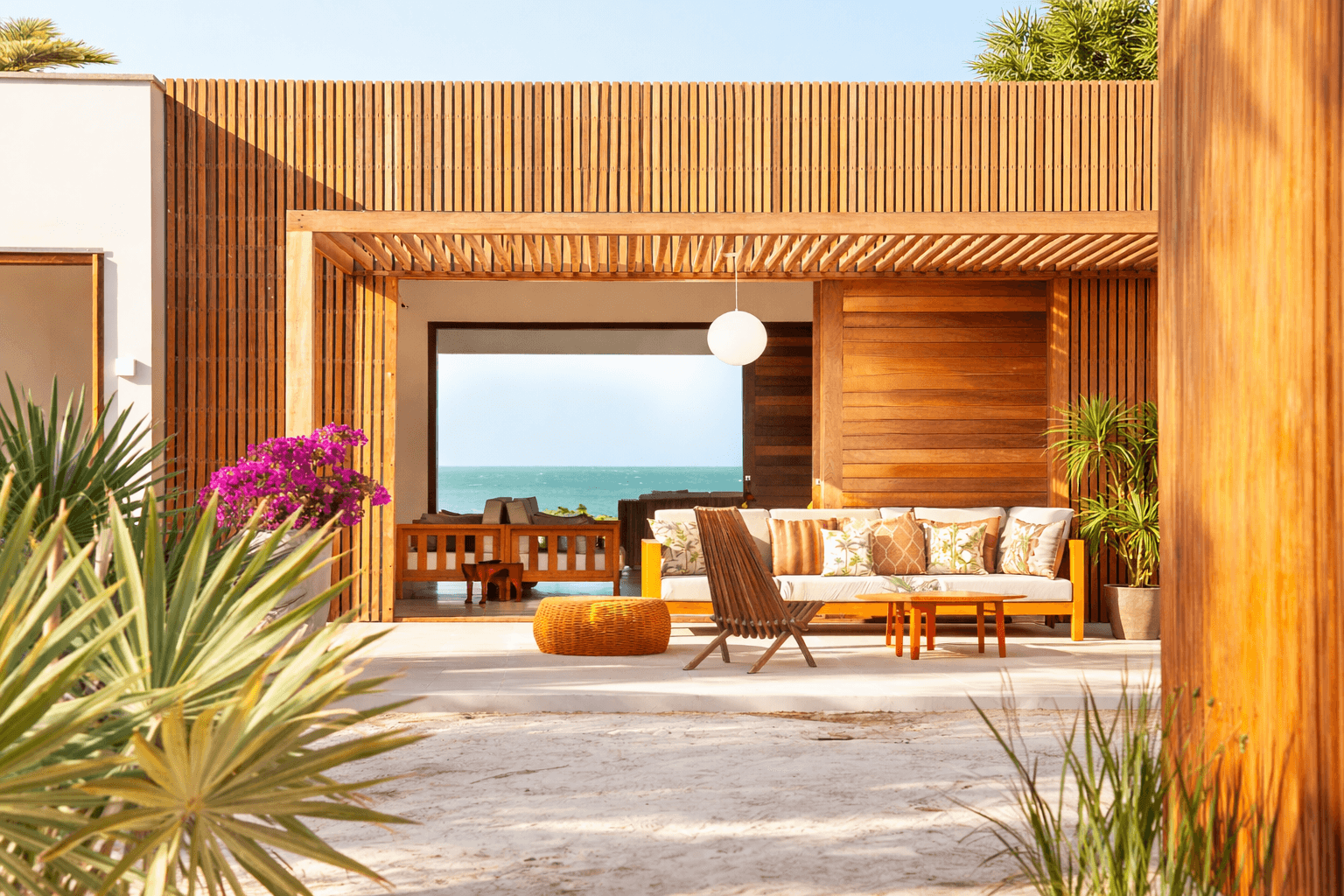 Vila Caju — maison principale avec vue sur la mer